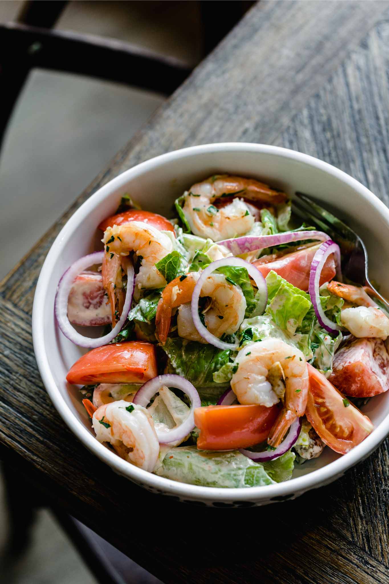 prawn & avocado salad