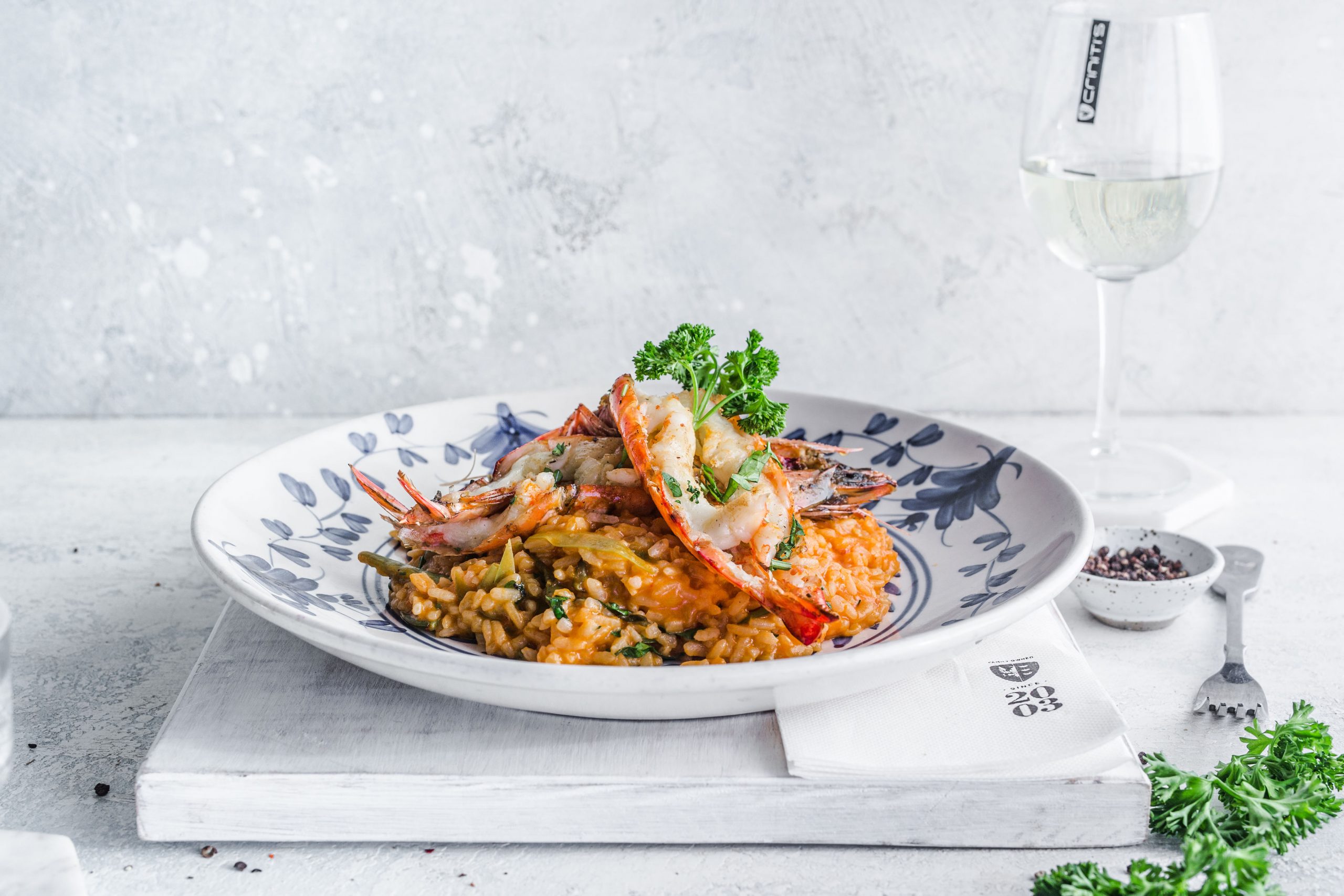 king prawn risotto